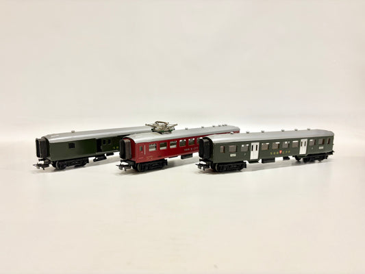 Märklin 4017 4035 4038 3x SBB Leichtschnellzugwagen Personenwagne SBB AC H0