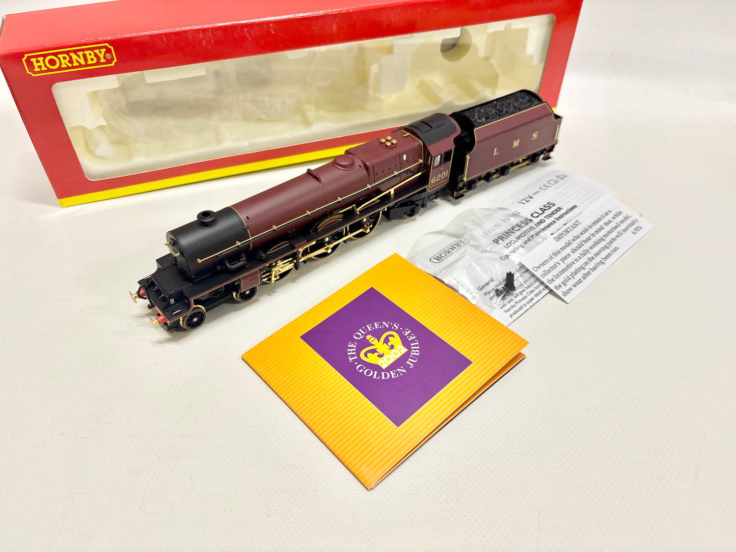 Hornby 18 Karat Gold Princess Elizabeth 6201 LMS DC H0