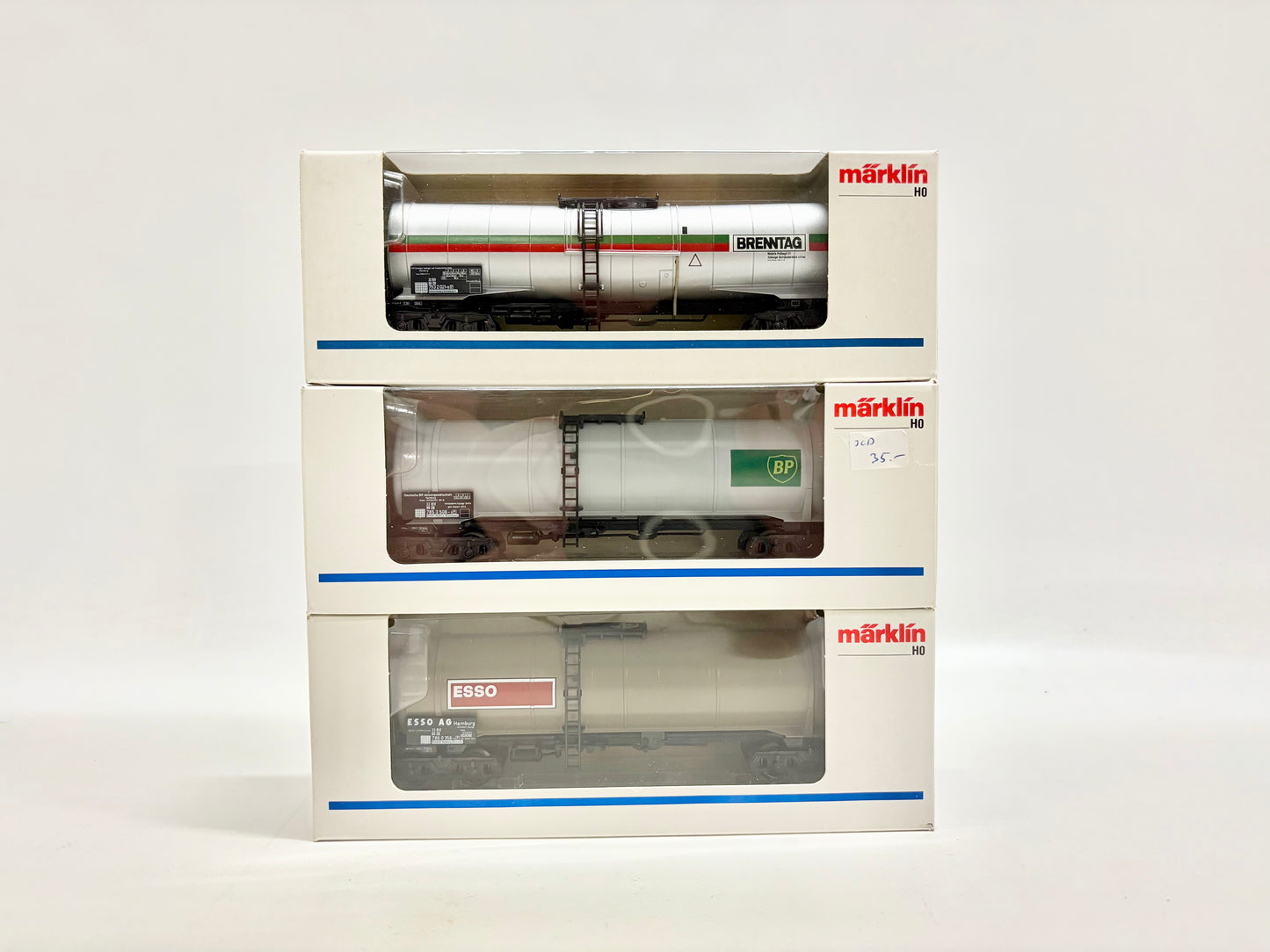 Märklin 4753 4754 4758 Kesselwagen DB AC H0