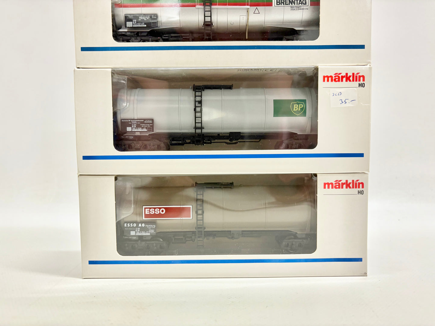 Märklin 4753 4754 4758 Kesselwagen DB AC H0