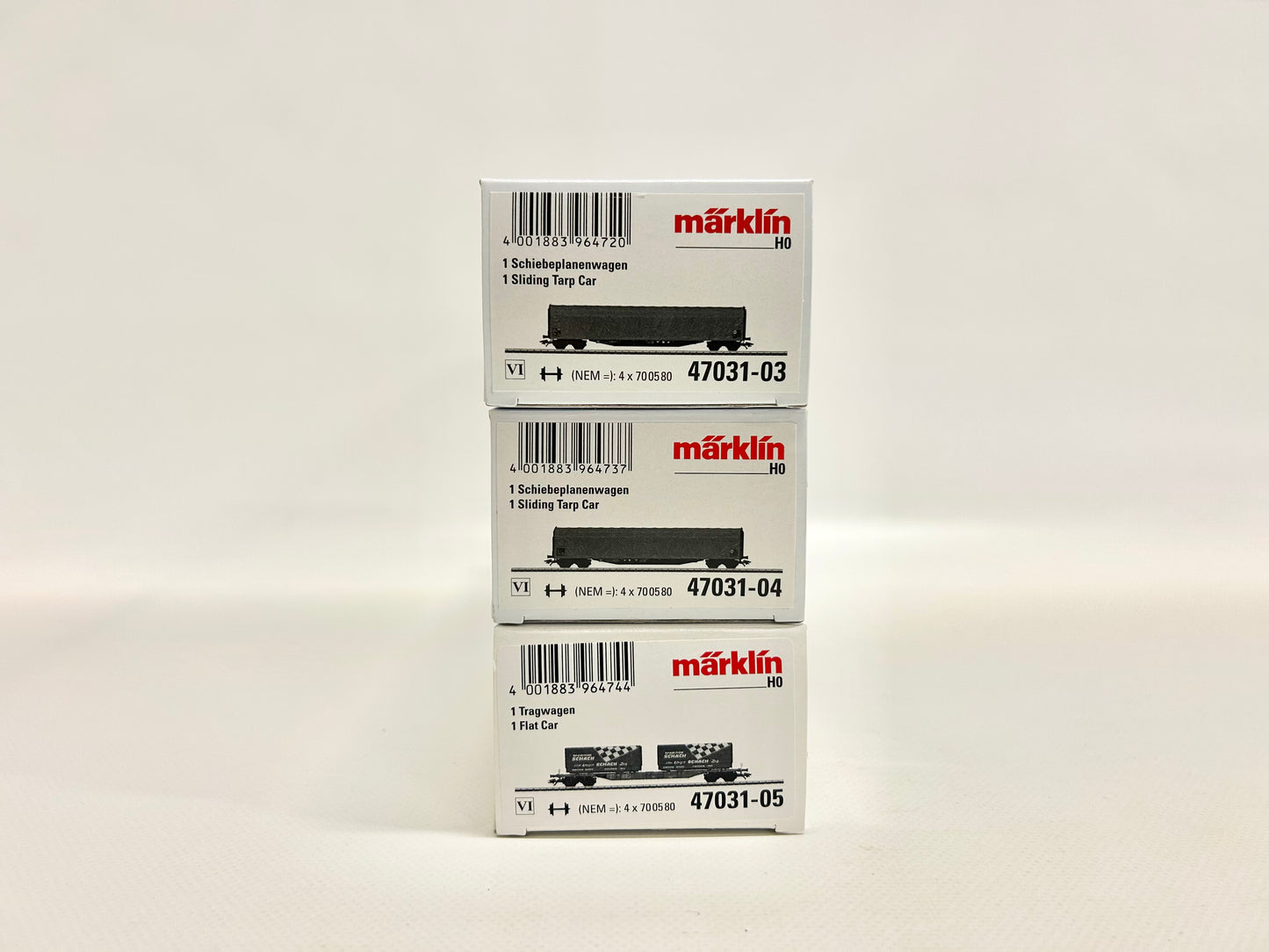 Märklin 47031 3x Güterwagen Konvolut H0