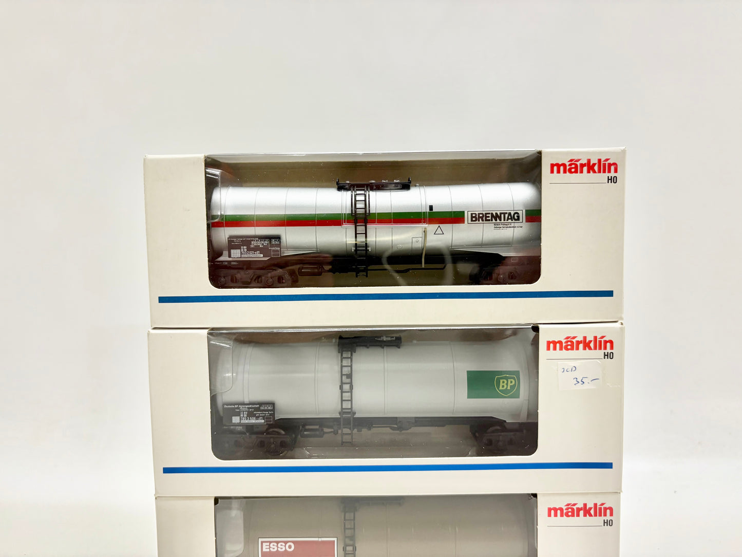 Märklin 4753 4754 4758 Kesselwagen DB AC H0