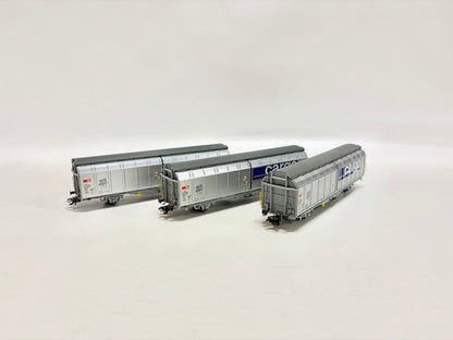 Märklin 3x Schiebewandwagen SBB Cargo AC H0