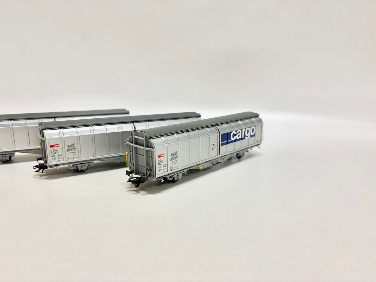 Märklin 3x Schiebewandwagen SBB Cargo AC H0