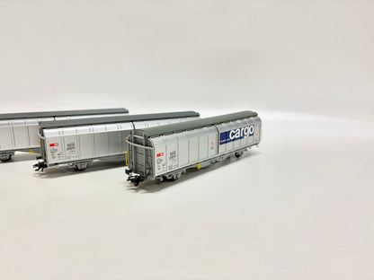 Märklin 3x Schiebewandwagen SBB Cargo AC H0