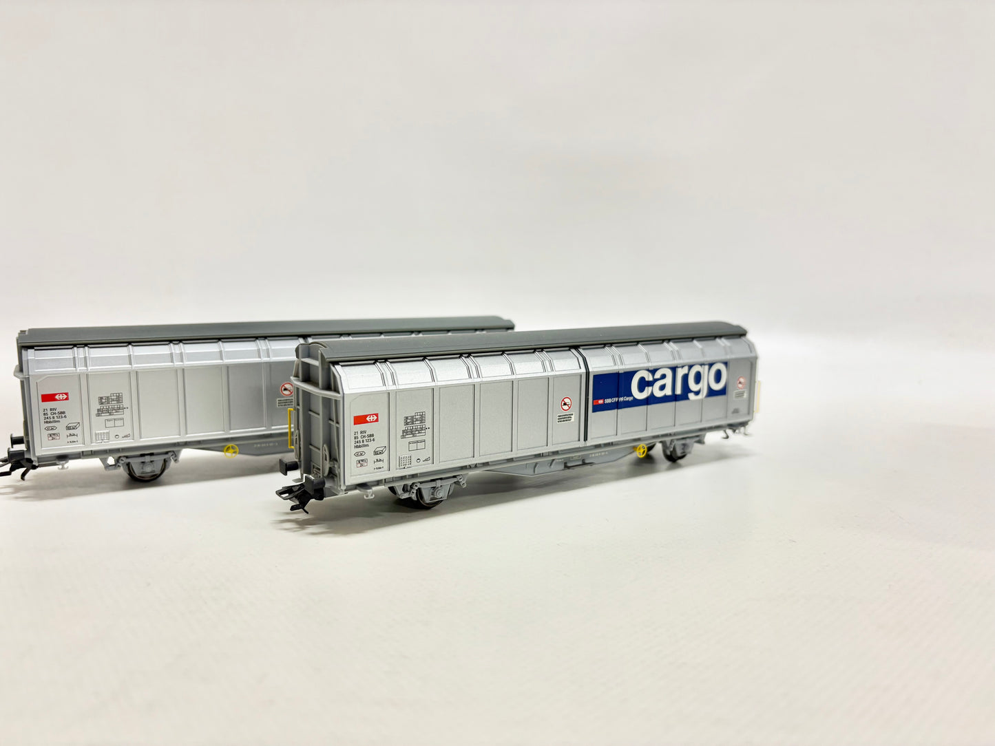 Märklin 3x Schiebewandwagen SBB Cargo AC H0