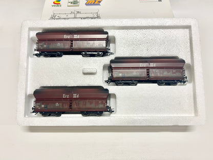 Märklin 46243 Wagen-Set Erz IIId Selbstentladewagen Güterwagen DB AC H0