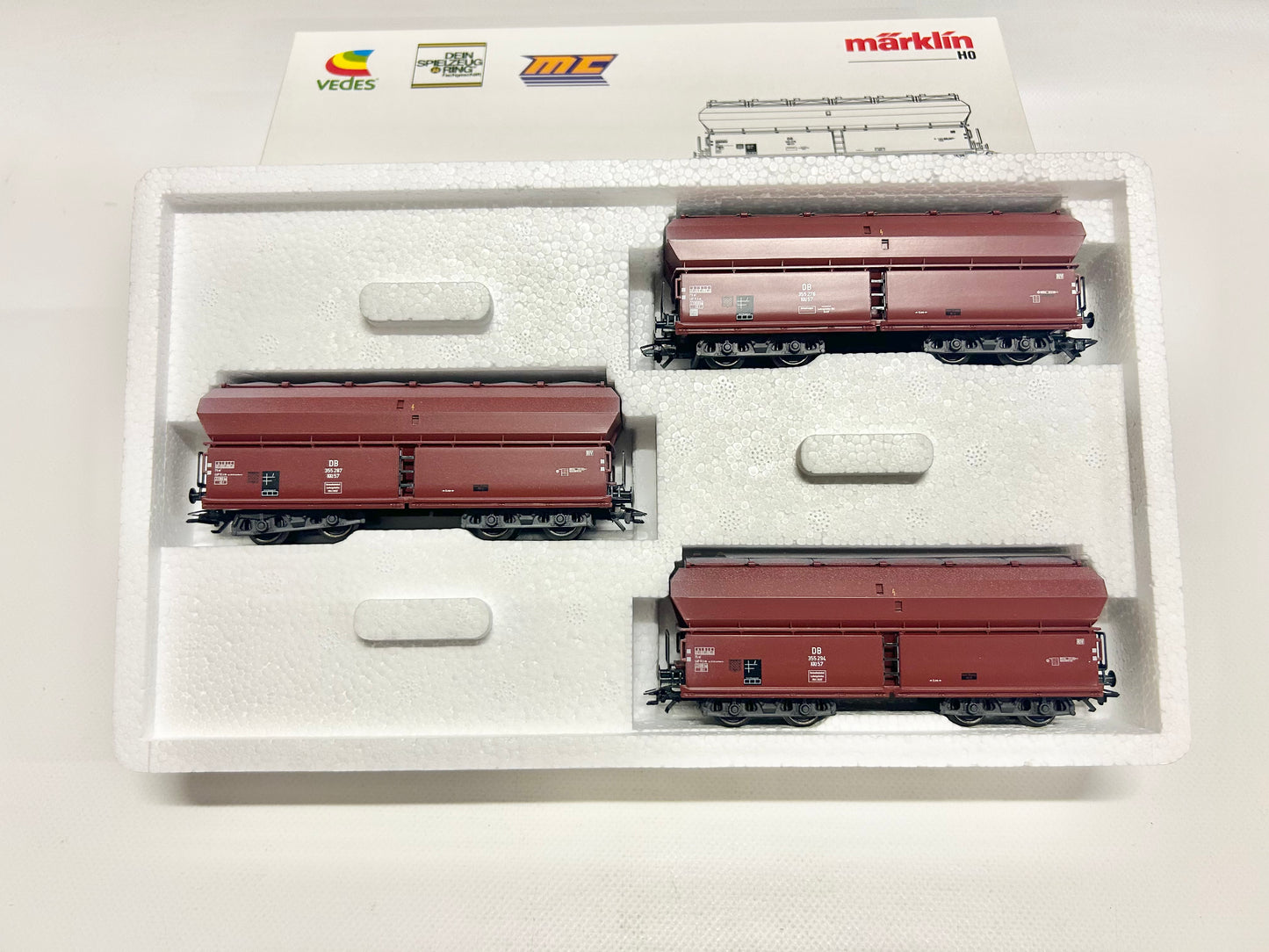 Märklin 46261 Wagen-Set Kalitransport Güterwagen DB AC H0