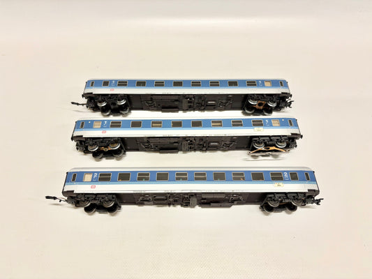 Märklin 3x InterRegio Personenwagen mit Innenbeleuchtung DB AC H0