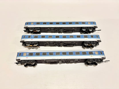 Märklin 3x InterRegio Personenwagen mit Innenbeleuchtung DB AC H0