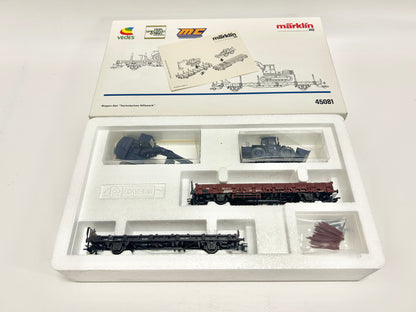 Märklin 45081 Wagen-Set "Technisches Hilfswerk" Güterwagen DB AC H0
