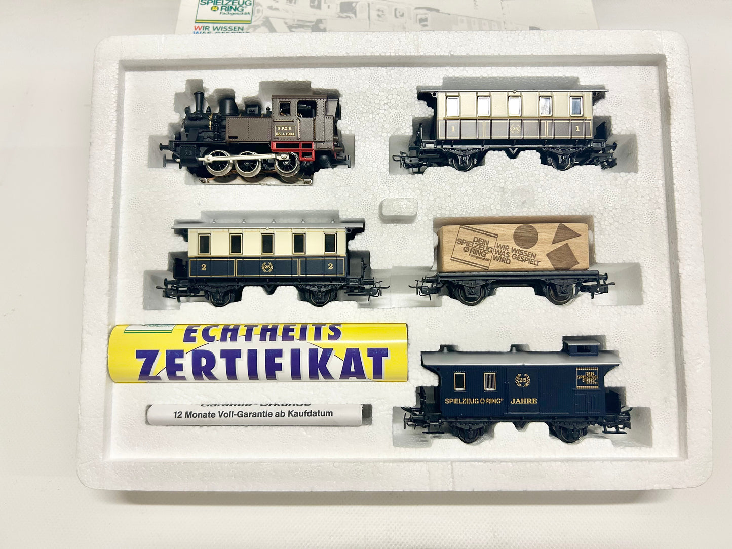 Märklin 2840 Zugpackung "Jubiläums-Set Spielzeug-Ring" AC H0