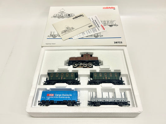 Märklin 28722 Zugpackung "Schweiz" mit E-Lok Ee 3/3 SBB AC H0