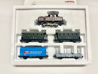 Märklin 28722 Zugpackung "Schweiz" mit E-Lok Ee 3/3 SBB AC H0