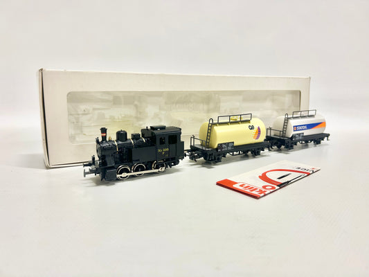 Märklin 2844 Messepackung mit Dampflok BR500F + 2 x Kesselwagen DSB AC H0