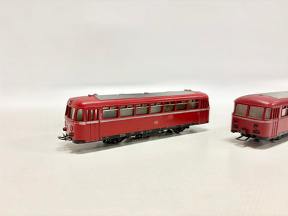 Märklin 3016 + 4018 Dieseltriebwagen Schienenbus + Beiwagen DB AC H0