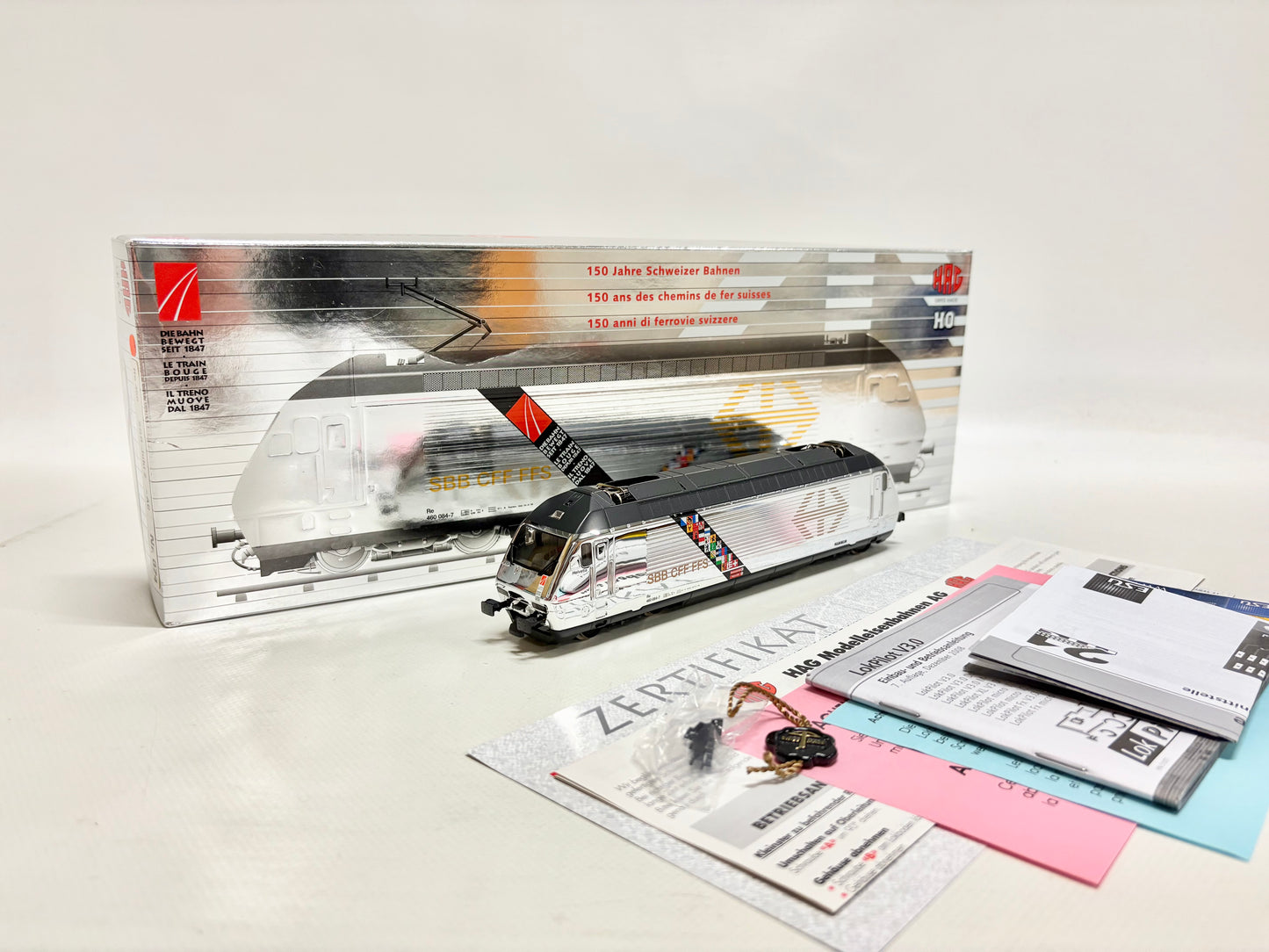 HAG Nr. 074 Digital E-Lok Re 460 084-7 Jubi 2 SBB AC H0