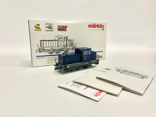 Märklin 33786 Digital Diesellok DHG 700 C mit Blinklicht THW AC H0