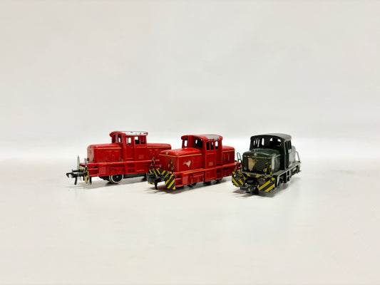 Fleischmann 3x Diesellok Rangierlok DC DB H0