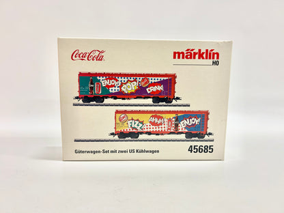 Märklin 45685 Wagen-Set USA Box Cars Coca Cola H0