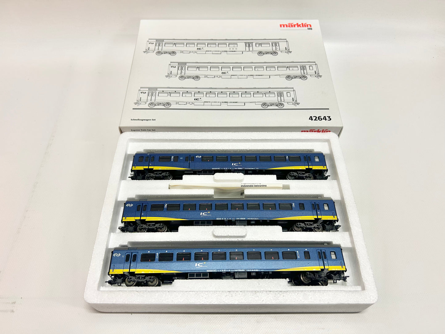 Märklin 42643 Wagen-Set Schnellzugwagen IC + NS Personenwagen H0