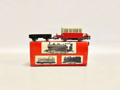 Jouef 762 Draisine mit Güterwagen SNCF DC H0