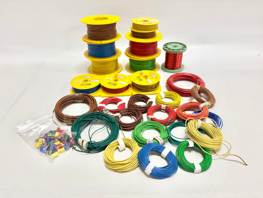 Brawa Kabel Konvolut + Bananenstecker für Modelleisenbahn