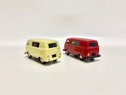2x Modellauto VW T1 Werbefahrzeuge "Rewe"