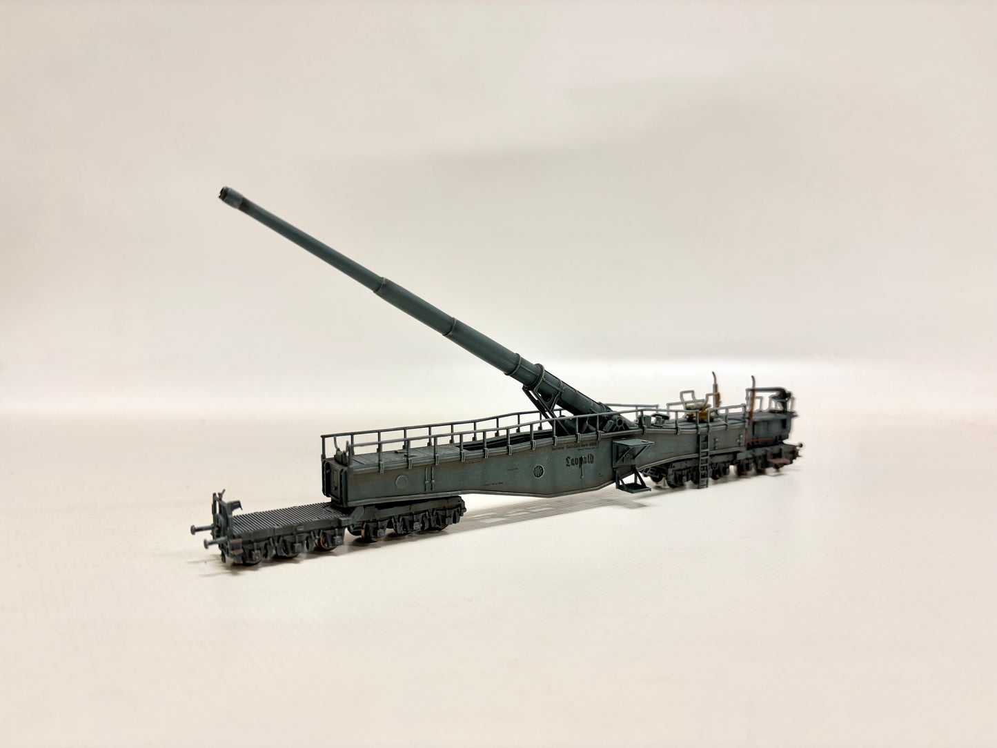 Spur N Eisenbahngeschütz "Leopold" Wehrmacht DR