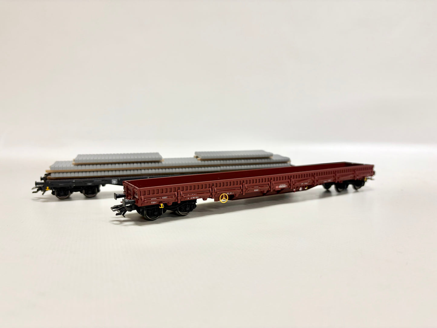 Märklin 47003 47016 Rungenwagen Güterwagen DB AC H0