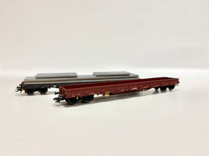 Märklin 47003 47016 Rungenwagen Güterwagen DB AC H0