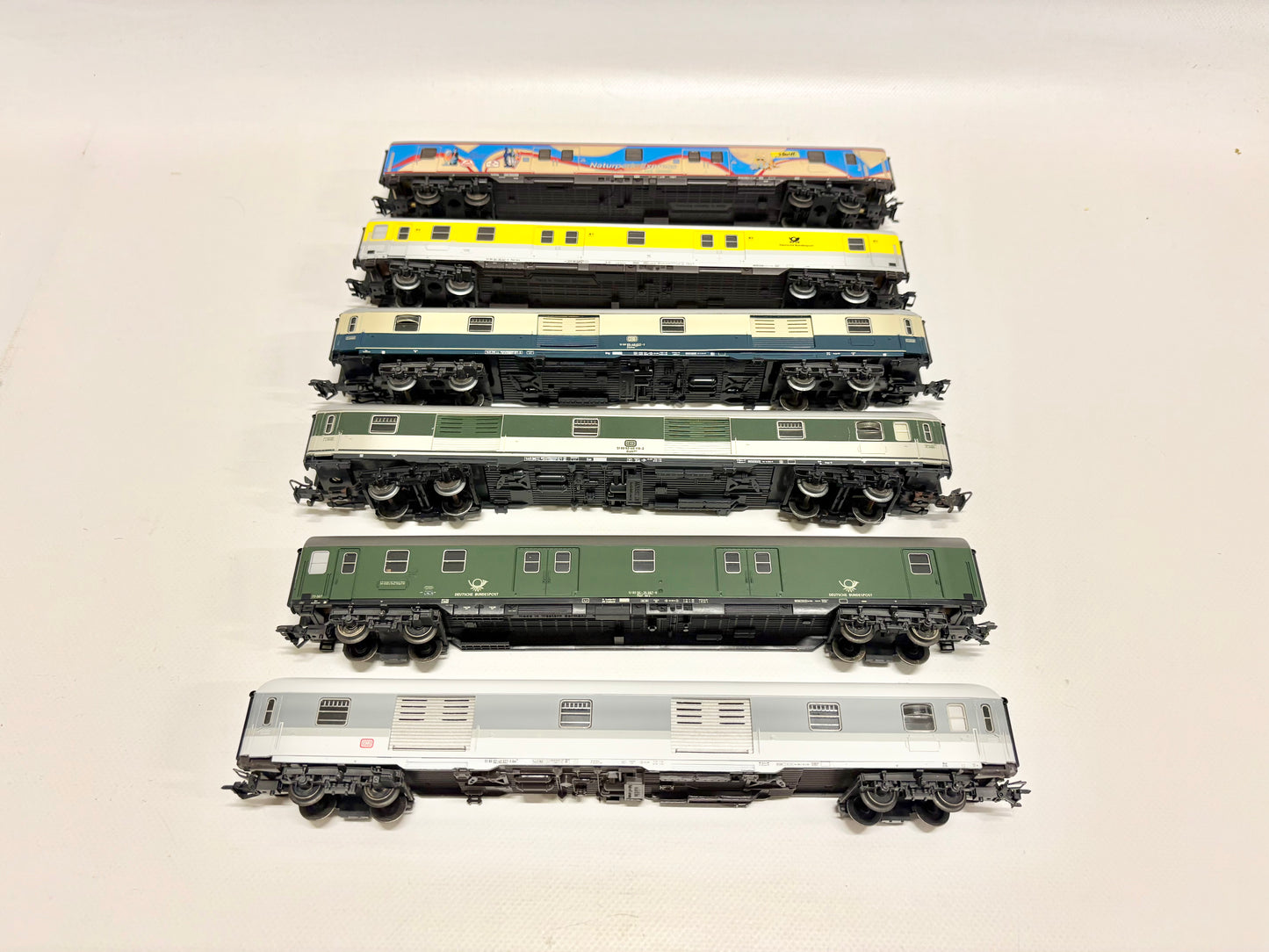 Märklin 6x Gepäckwagen + Postwagen Konvolut DB AC H0