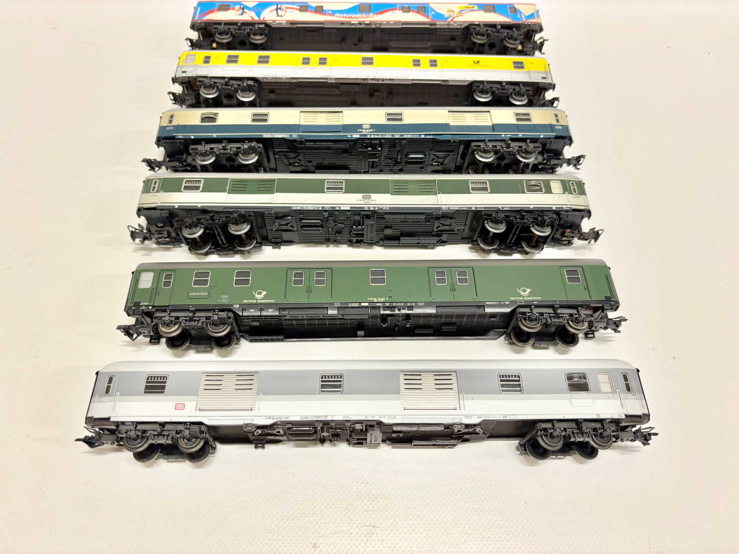 Märklin 6x Gepäckwagen + Postwagen Konvolut DB AC H0