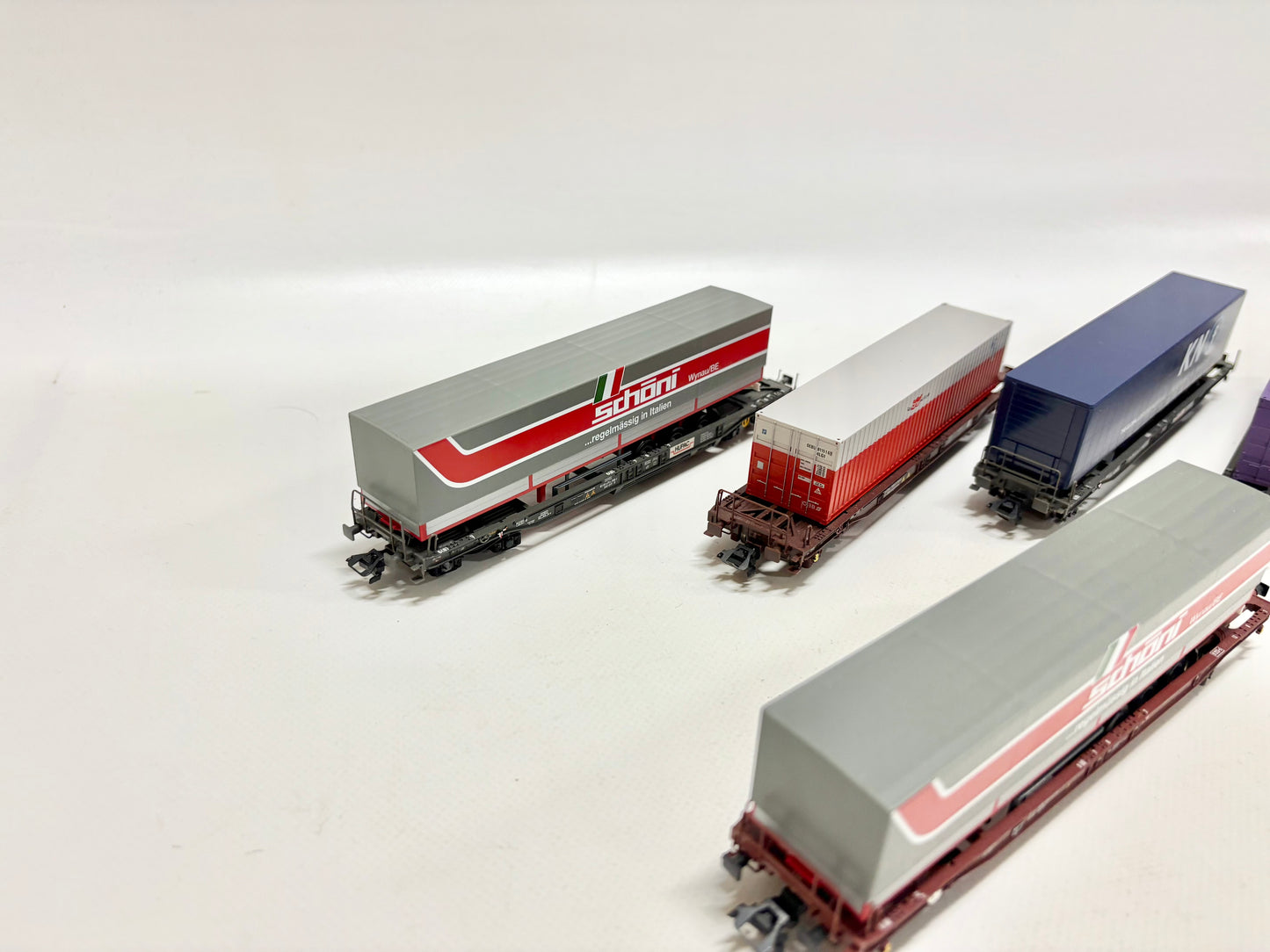 Märklin 5x Taschentragwagen/Containertragwagen Güterwagen DB SBB AC H0