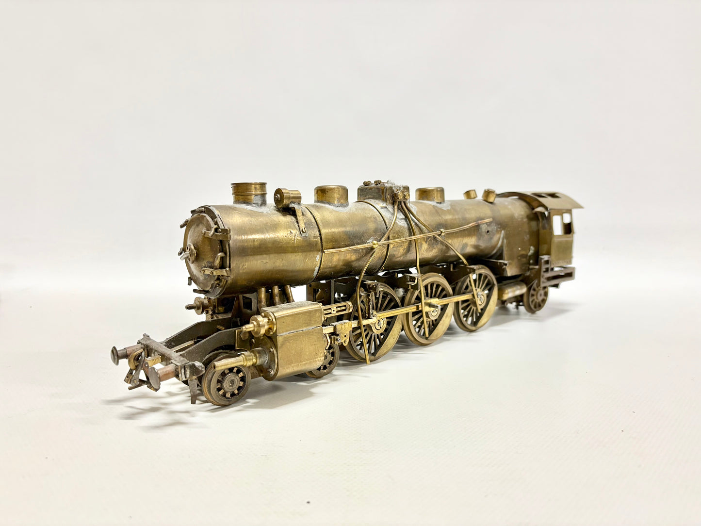 Spur 0 Echtdampf Messing Dampflok BASTLER