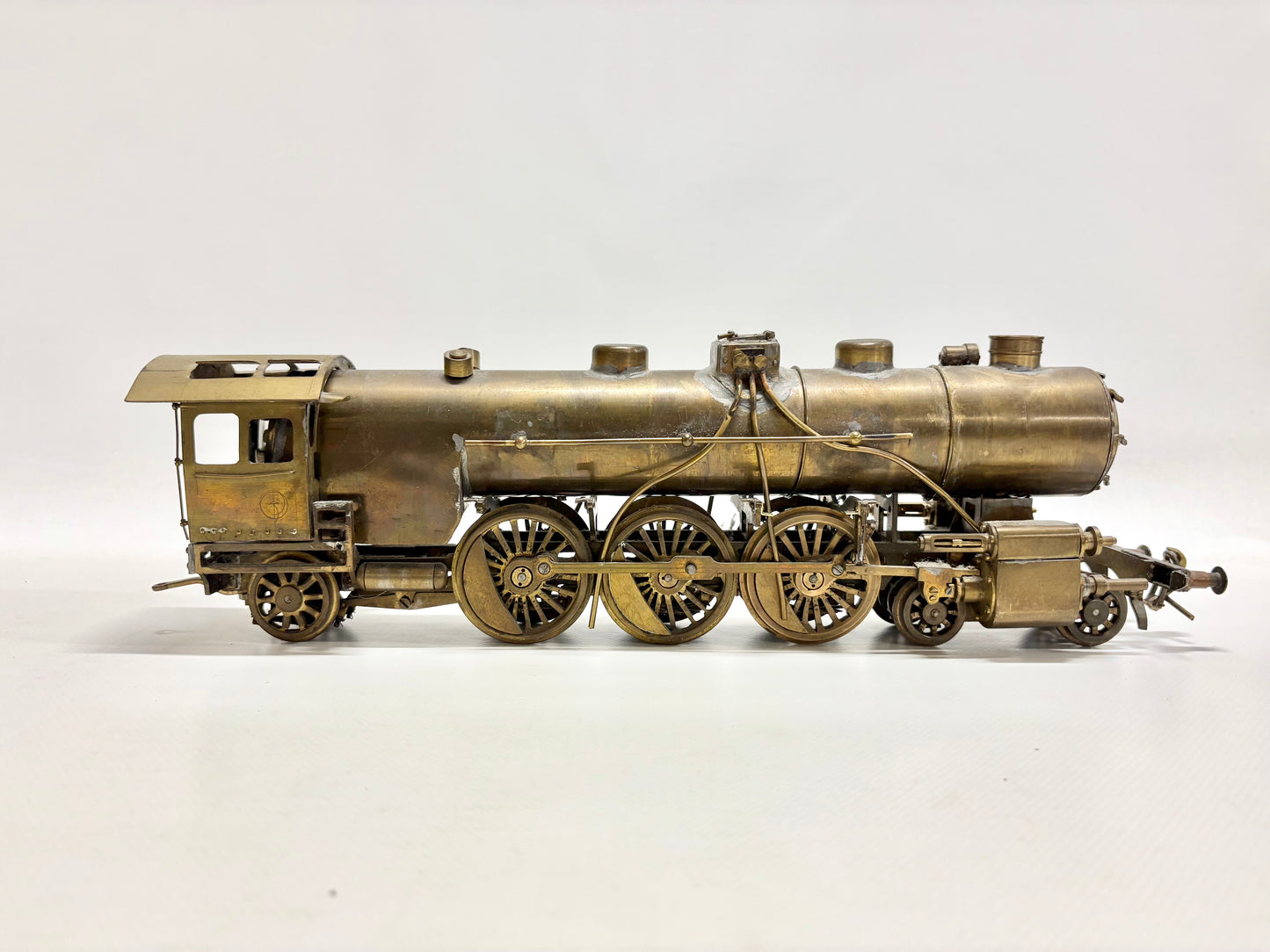 Spur 0 Echtdampf Messing Dampflok BASTLER