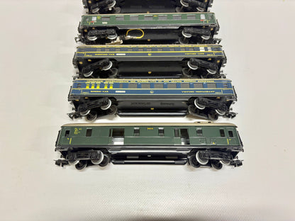 Märklin 5x 346 Schürzenwagen Personenwagen 1950er Jahre 800er AC H0