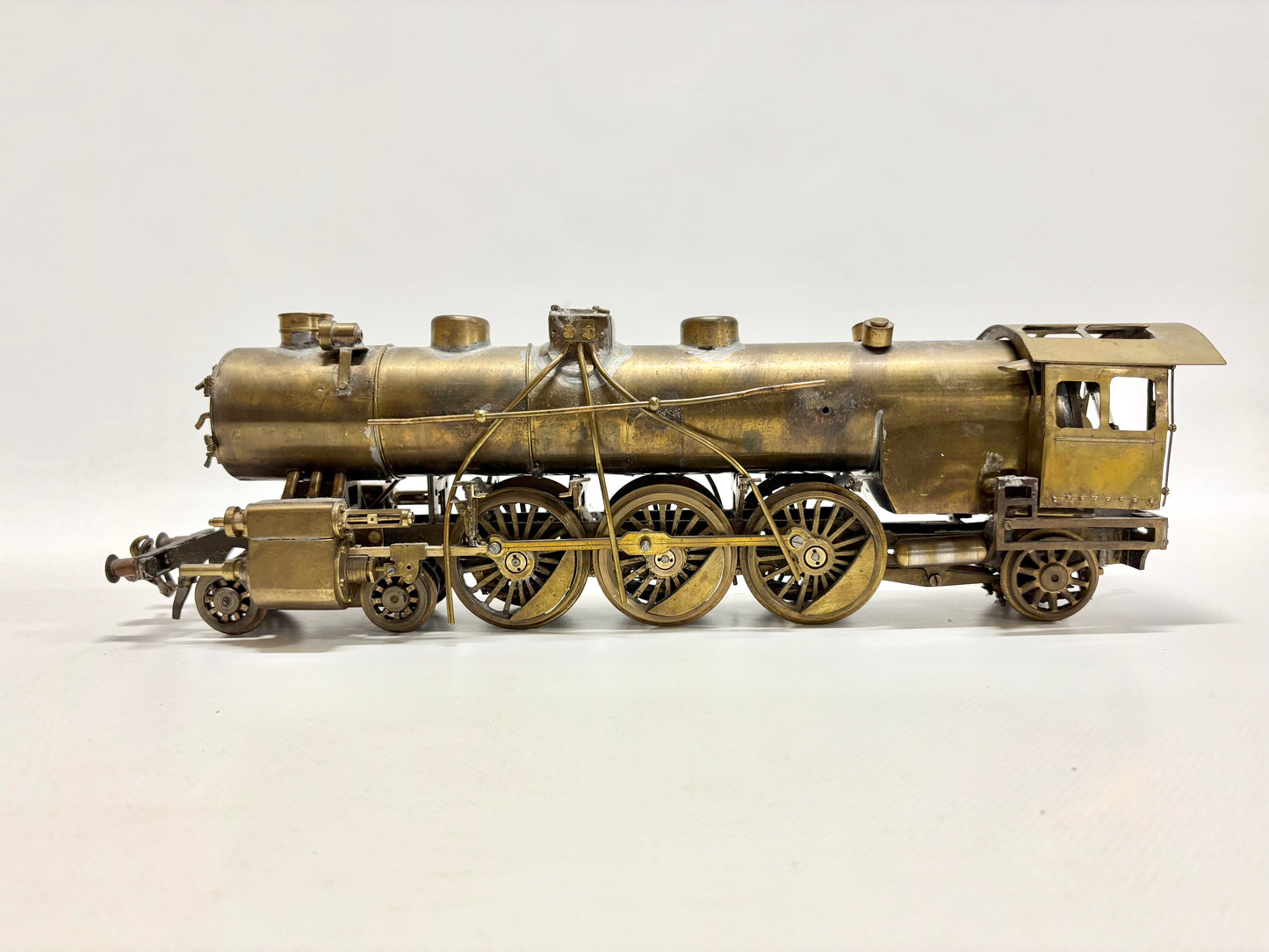 Spur 0 Echtdampf Messing Dampflok BASTLER