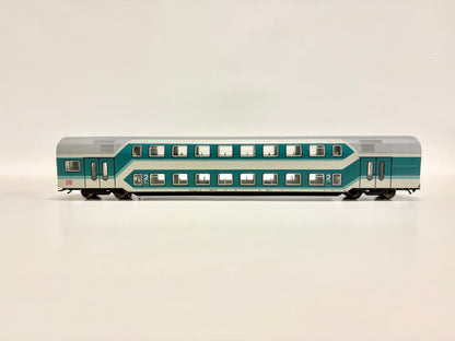 Sachsenmodelle Doppelstockwagen mintgrün DB AG H0