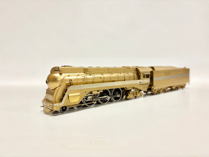 Tenshodo No. 163 Dampflok No. 3460 "The blue Goose" AT&SF DC H0 USA Brass