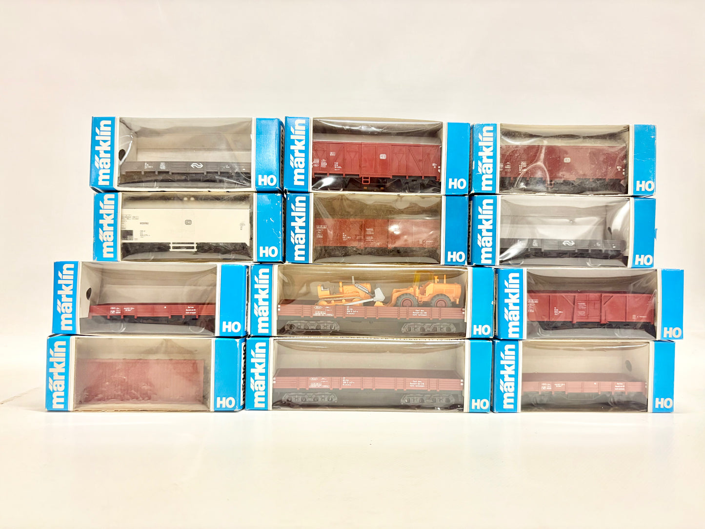 Märklin Wagen-Set 12x Güterwagen Konvolut DB AC H0