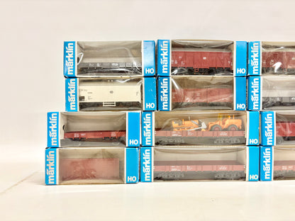 Märklin Wagen-Set 12x Güterwagen Konvolut DB AC H0