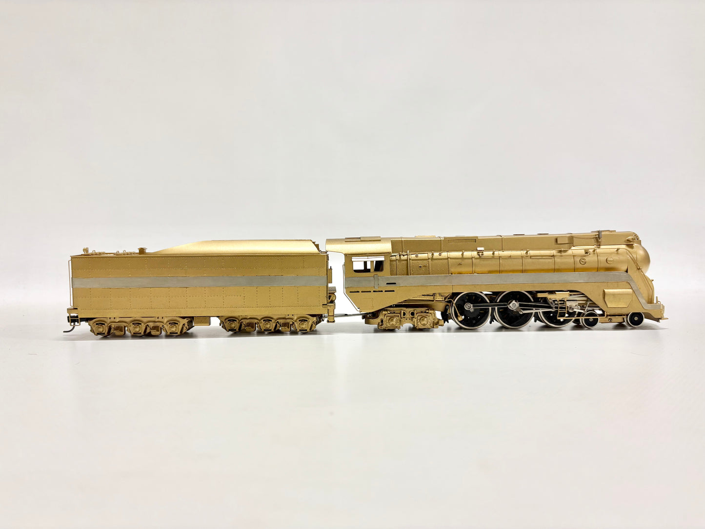 Tenshodo No. 163 Dampflok No. 3460 "The blue Goose" AT&SF DC H0 USA Brass