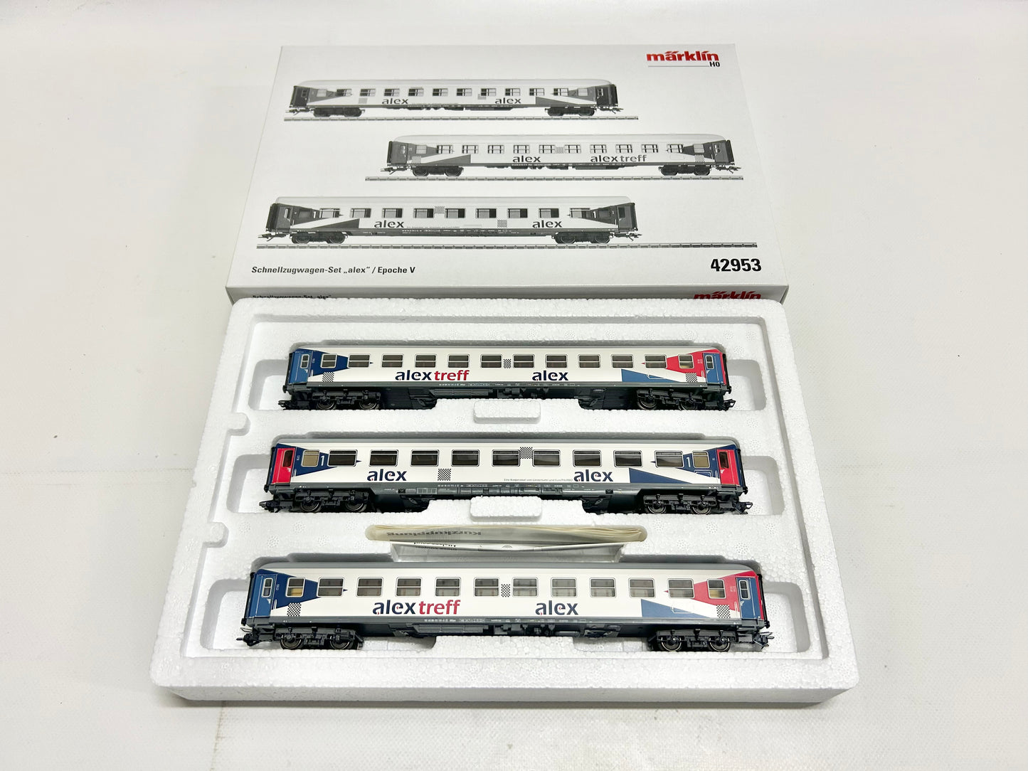 Märklin 42953 ALEX Express Train Car Set H0