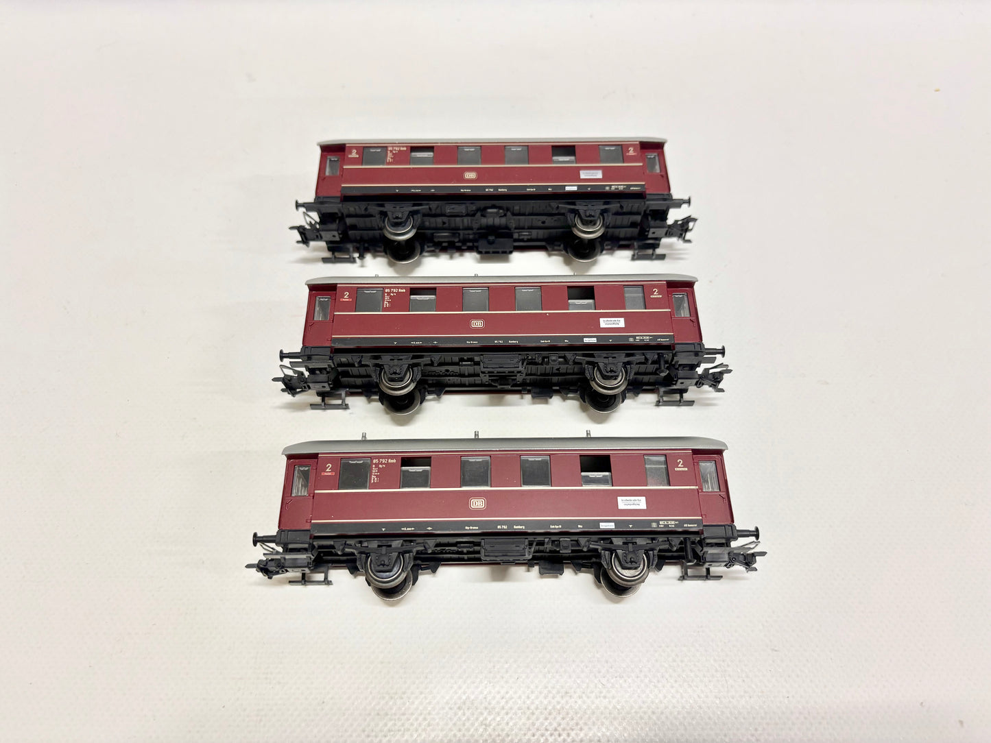Märklin 3x Personenwagen Nahverkehr DB AC H0