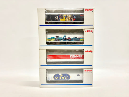 Märklin 4735 4x Hbis Güterwagen Containerwagen SBB AC H0