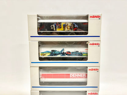 Märklin 4735 4x Hbis Güterwagen Containerwagen SBB AC H0