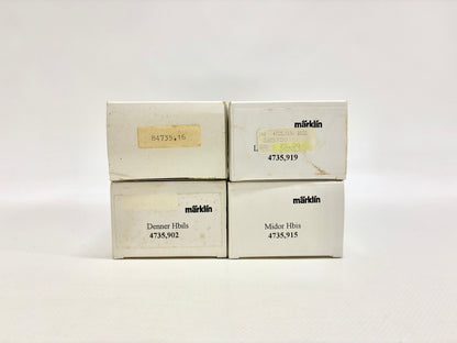 Märklin 4735 4x Hbis Güterwagen Containerwagen SBB AC H0