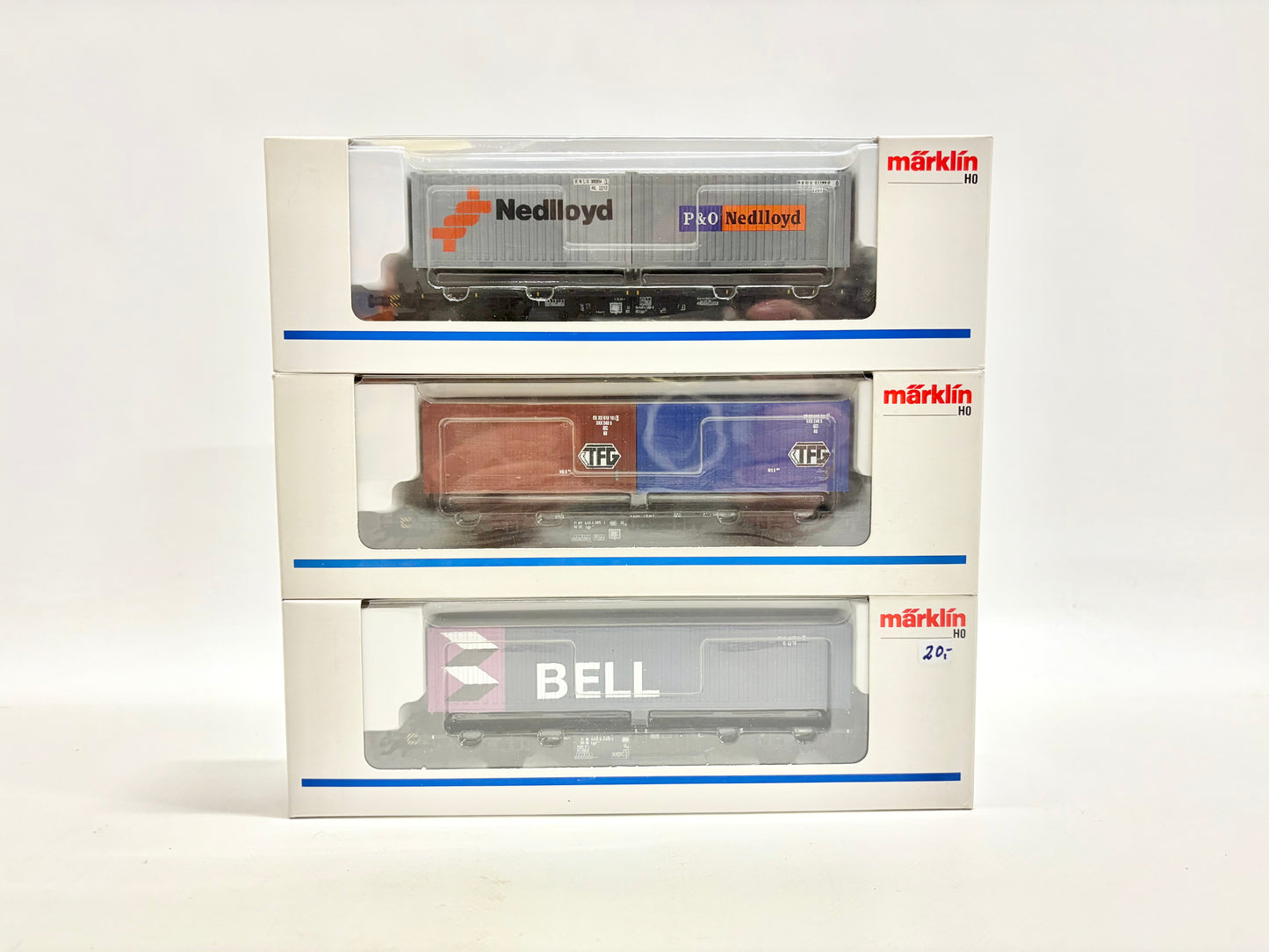 Märklin 47683 4851 4768 Containerwagen Güterwagen DB AC H0