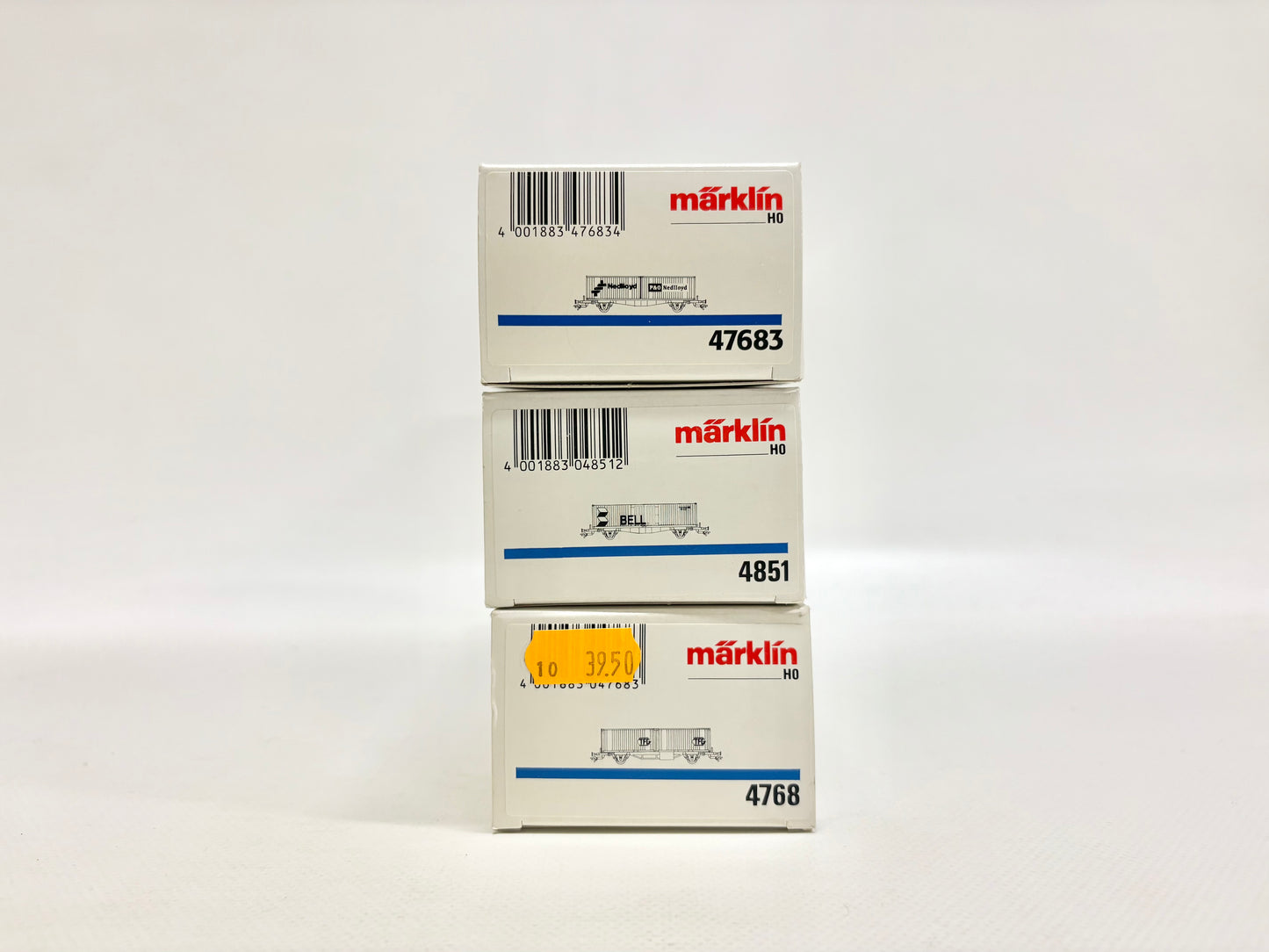 Märklin 47683 4851 4768 Containerwagen Güterwagen DB AC H0